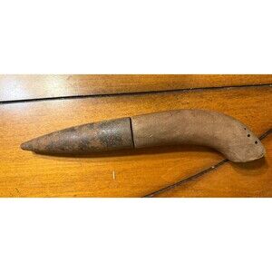 VINTAGE Wood and Steel Dibber Dibbler Garden Tool Bulb and Seed Planter